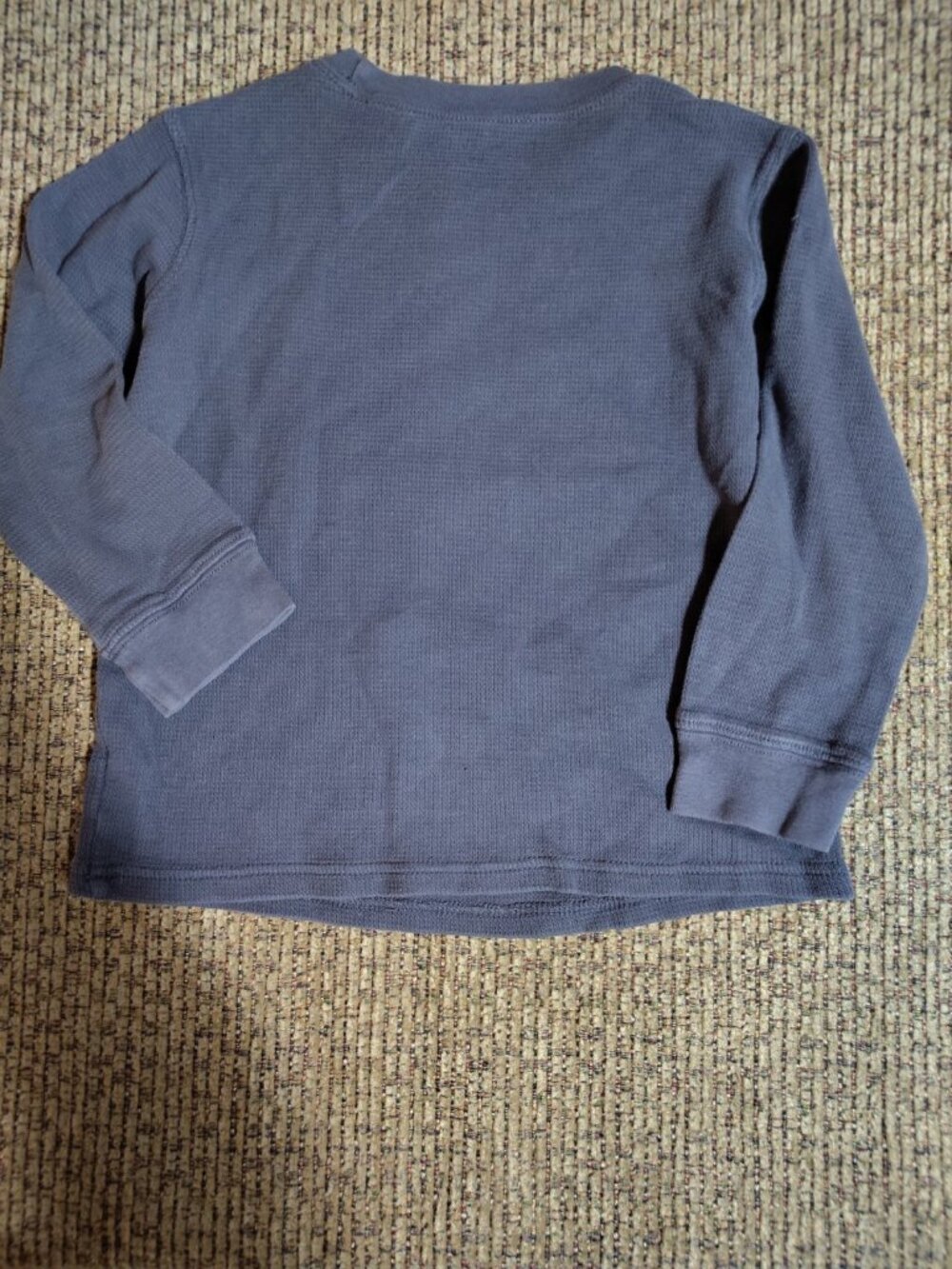 Carter's Boy's Long Sleeve "Dino-Mite Dude" Thermal Long Sleeve Navy (Size 4t) - Picture 5 of 5